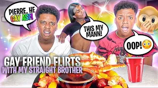 Having My Gay BESTFRIEND Flirt With My Straight Brother 😈 *HE SNAPPED* | SeaFoodBoil | GUTTKAY