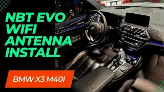 BMW G01 NBT Evo WiFi Antenna Install - X3 M40i