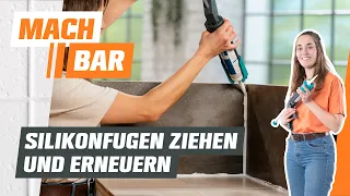 Silikonfugen ziehen und erneuern | OBI