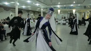 Ансамбль адыгского танца "Абреки" на свадьбе в Армавире 5.01.24