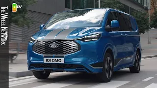 2023 Ford E-Transit Custom Sport | Digital Aqua Blue | Driving, Interior, Exterior