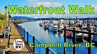 Morning Walk Along the Waterfront in Campbell River BC