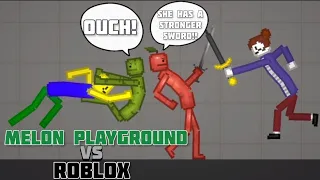 Melon Playground vs Roblox | Who Is Gonna Win?
