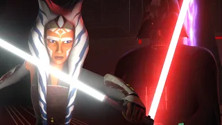 Star Wars Rebels with Thick Lightsabers | Ahsoka vs Vader