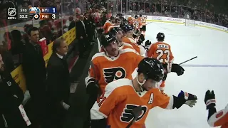 Ivan Provorov assists on Hayes's goal vs Islanders (29 nov 2022)