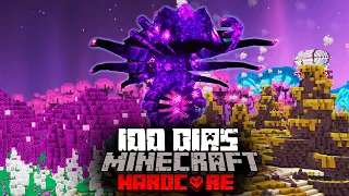 Sobreviví 100 días En Un Planeta Alienigena En Minecraft HARDCORE... Esto fue lo que pasó
