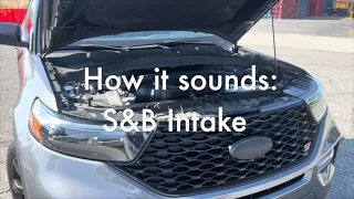 How it sounds: S&B Cold Air Intake for the 2020-23 Ford Explorer ST 3.0L