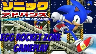 Sonic Advance Egg Rocket Zone Sonic Gameplay