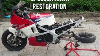 1985 Kawasaki GPZ600R Ninja Barn find Restoration pt.1 New arrival & inspection