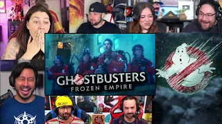 Reactions to Ghostbusters: Frozen Empire | Official Teaser Mashup