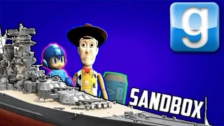 Gmod Sandbox - Creepy Woody, Battle Ship, Star Wars Episode 3 Outtakes (Garry's mod Sandbox)