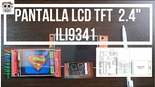 Tutorial Arduino: Pantalla táctil LCD TFT 2.4" ILI9341 Touch - circuito y código