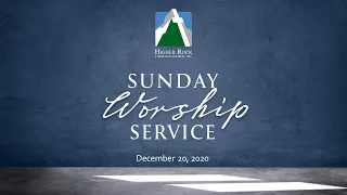 HRCC Sunday Service December 20, 2020 -- The Promise of Christmas [Matthew 1:18-25; Luke 1:26-38]