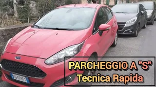 Parcheggio a S (in linea) - tecnica rapida e facile per tutte le auto