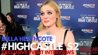 Bella Heathcote Interviewed at The Man in the High Castle Season 2 Premiere #HighCastle