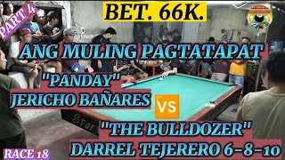 P(4) ANG MULING PAGTATAPAT "PANDAY" JERICHO BAÑARES 🆚 "THE BULLDOZER" DARREL TEJERERO 6-8-10.