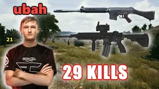 Faze ubah & Alisa - 29 KILLS - M416+SLR - DUO - PUBG