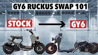 HOW TO GY6 SWAP A RUCKUS - parts you will need [LIVE]