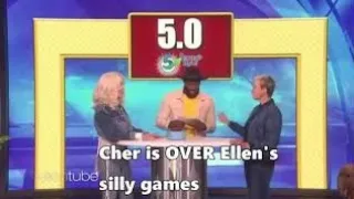 Cher calls Ellen DeGeneres a BITCH live on her show