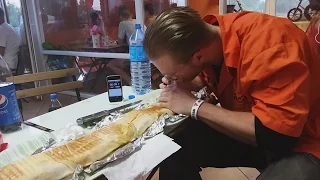 KEBAB 100CM CHALLENGE w KEBAB ALIBABA RADZYMIN | [Epic Cheat Meal]