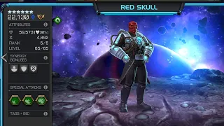 buffed Red skull was winter soldier rol in a 1min | mcoc | MCOC R5 asended red skull