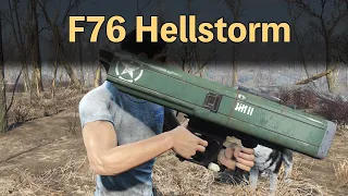 【Xbox One】Fallout 4 MOD「F76 Hellstorm Missile Launcher」試し撃ち