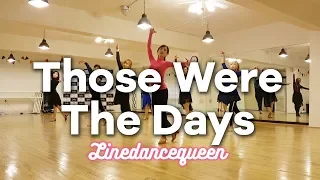 Those Were The Days Line Dance (Karen Tripp) Improver Demo & Count