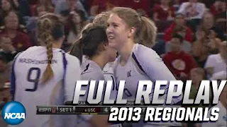 Washington vs USC: 2013 NCAA women's volleyball regionals | FULL REPLAY