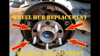 DIY: Chrysler Sebring Rear Wheel Bearing Wheel Hub Replacement