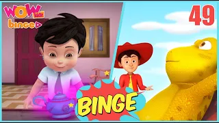 Kids Cartoon | VIR THE ROBOT BOY & CHACHA BHATIJA | Hindi Stories|  Compilation 49 | Wow Kidz Binge