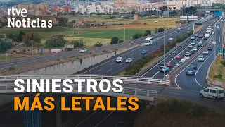 ACCIDENTES DE TRÁFICO: La MORTALIDAD AUMENTA un 16% en el PRIMER TRIMESTRE de 2024 | RTVE