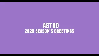 아스트로 2020 시즌그리팅 ASTRO 2020 SEASON GREETING