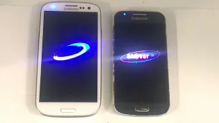 Samsung Galaxy SIII vs Samsung Galaxy S4 mini startup test