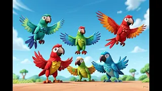 lovely Rainbow Wings: The Parrot's Song