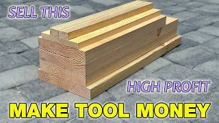 TRENDING Beginner Woodworking project that SELLS - ONE BOARD BUILD (almost)