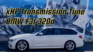 Installing and testing xHP Transmission Flash Tune in my BMW F31 320d.