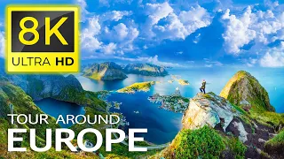 8K ULTRA HD EUROPEAN AROUND TOUR - Расслабляющая музыка и красивая природа 8K