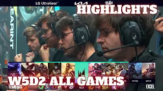 LEC W5D2 All Games Highlights | Week 5 Day 2 S12 LEC Spring 2022