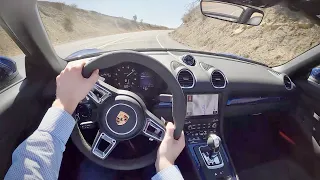 2021 Porsche 718 Spyder (PDK) - POV Canyon Driving