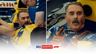 The moment Nigel Mansell was reunited with his iconic Williams ♥