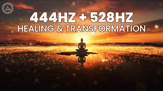 444Hz + 528Hz | The Miraculous Benefits of Cosmic Entanglement | Healing and Transformation