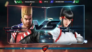 TEKKEN 7 VS|RB| ARSLAN ASH VS Usman Baloch  FT 5 Fix Character