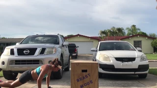 EMOM Burpee Box Jump Overs