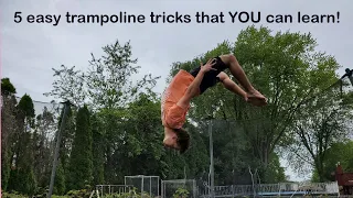 Five easy trampoline tricks YOU can learn!