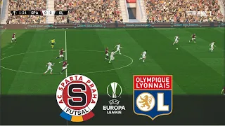 SPARTA PRAHA v LYON | UEFA EUROPA LEAGUE 2021/22 | Realistic Gameplay