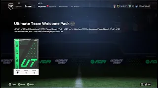 OPENING MY FC 24 ULTIMATE TEAM WELCOME PACK!