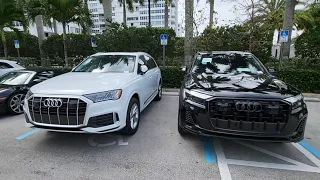 2025 Audi Q7 vs 2024 Audi Q7 - A side by side comparison of what's new!