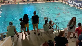 2021 USAWP Junior Olympics 18U Girls Game vs. East Side A 2nd half and extra goals