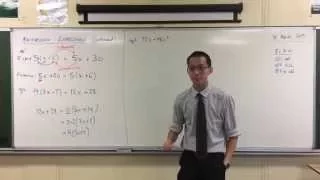 Factorising Algebraic Expressions (1 of 2: All Positives)