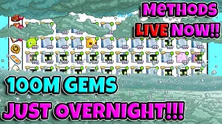 100M GEMS OVERNIGHT USING THIS METHOD!!! Pet Simulator 99 (Roblox)